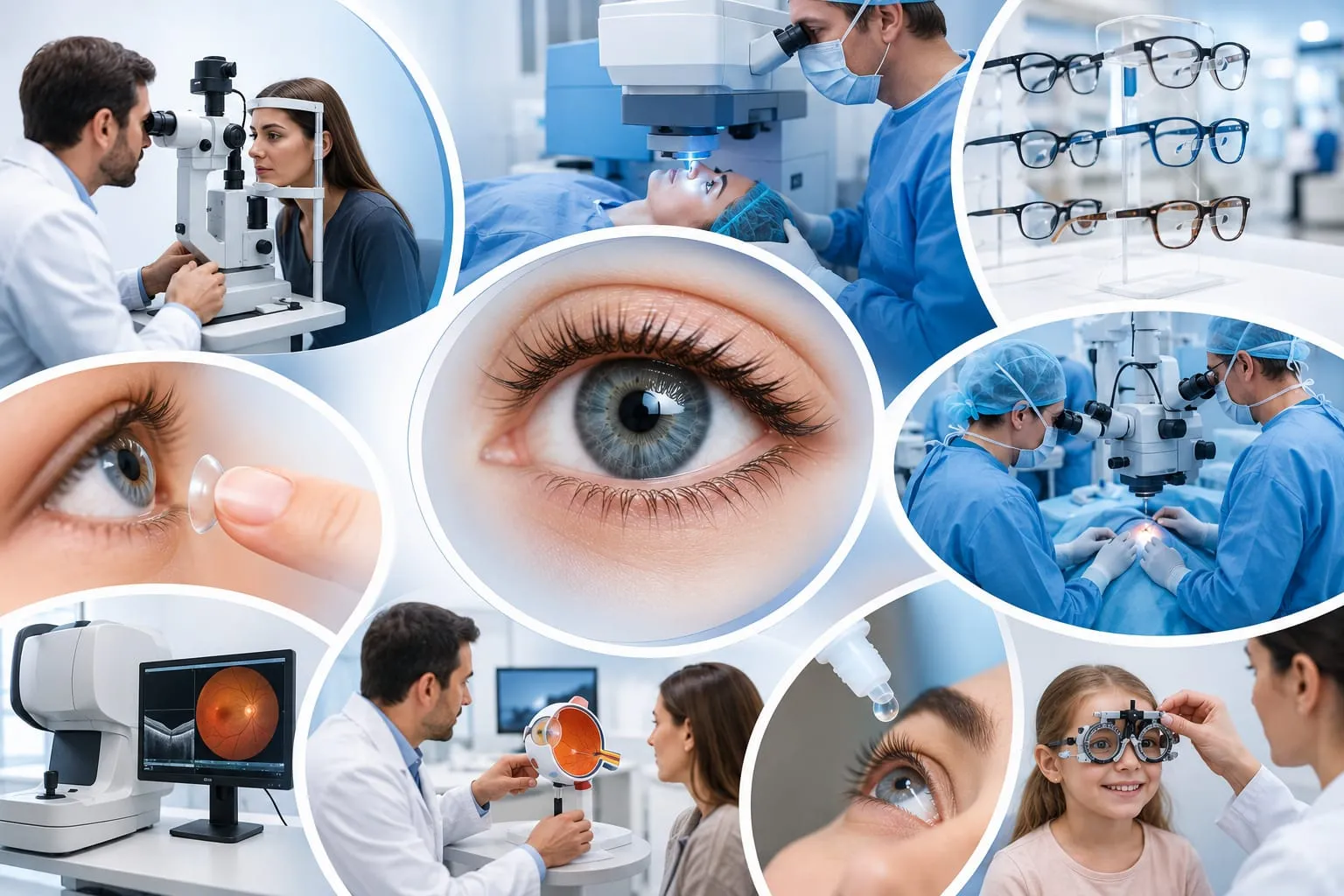 خدمات مركز العين الرشيدية وفحص العيون